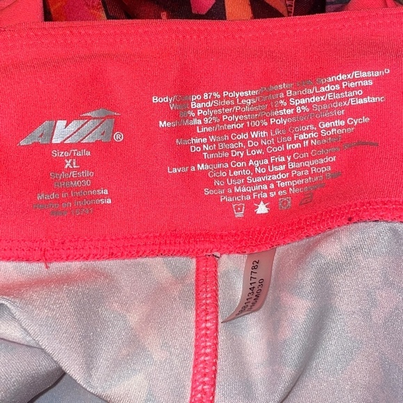 NWOT Avia Hyperdrive Active Printed Legging Neon Geo Print Size XL - Picture 3 of 5